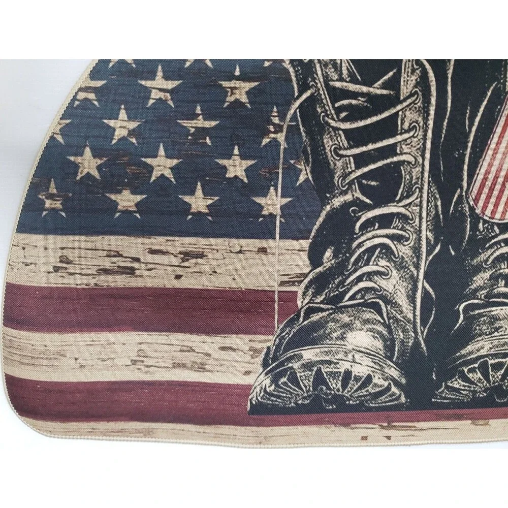Polyester Bendable Rubber Back Floor Mat(17